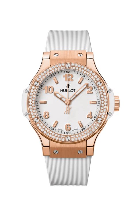 Big Bang Gold White Diamonds 38 mm 